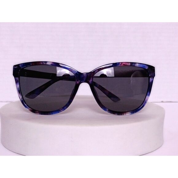 Foster Grant Purple Blue Tortoise / Gray Lens NS0821 Polarized Sunglasses - Picture 1 of 16